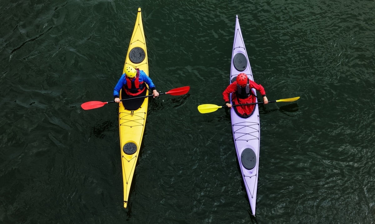 Kayaking Side By Side